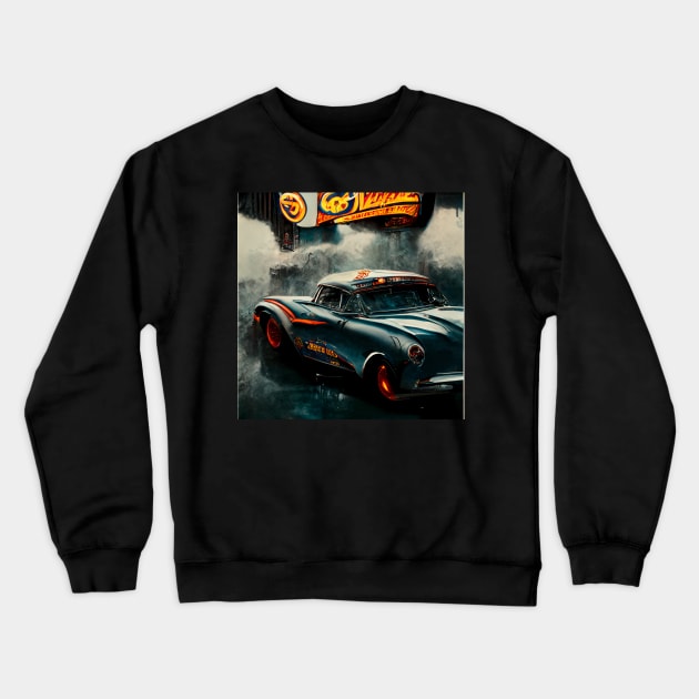 1970 beautiful classic car Crewneck Sweatshirt by ai1art